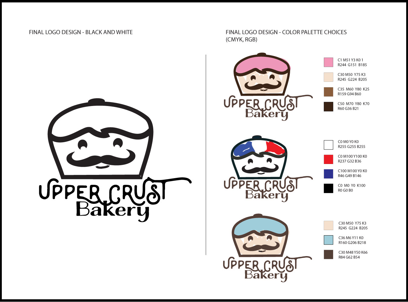 Upper Crust Bakery Color Options