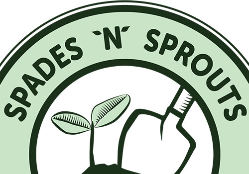 Spades 'n' Sprouts Logo